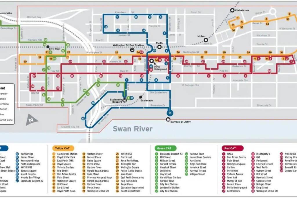 City & Lakeside With Free Parking, Pool And 10 Mins Walk Into The City 퍼스 외부 사진